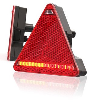 - R&uuml;cklicht-LED-Reflektor Dreieck.