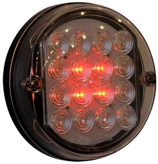&oslash; 100 mm R&uuml;ckleuchte- Brems- Blincker LED, Li + Re.