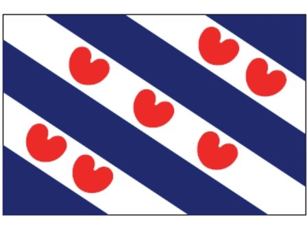 Flagge der Provinz Friesland 20x30cm / 30x45cm