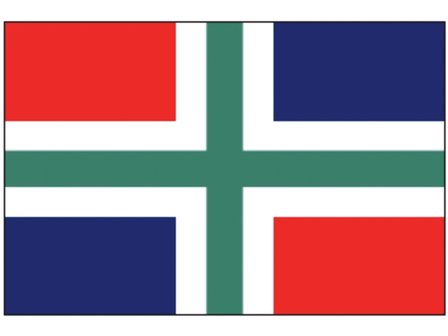 Flagge der Provinz Groningen 20x30cm / 30x45cm.