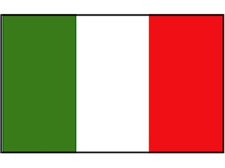 zz- Italien Flagge 20x30cm / 30x45cm