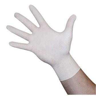 Handschue Einmal gebrauch Latex, XL, 100st.