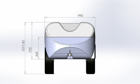 JM1000 Anh&auml;nger 1000 Ltr.