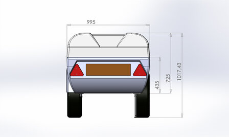 JM1000 Anh&auml;nger 1000 Ltr.