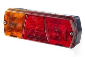 R&uuml;cklichtglas links Hella 201x76 mm, 3-Funktionen, u.a. EZS, LINKS