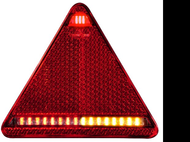 - Rücklicht-LED-Reflektor Dreieck.