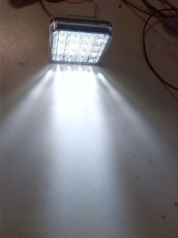 Rückfahrlicht lampe 104x104mm LED
