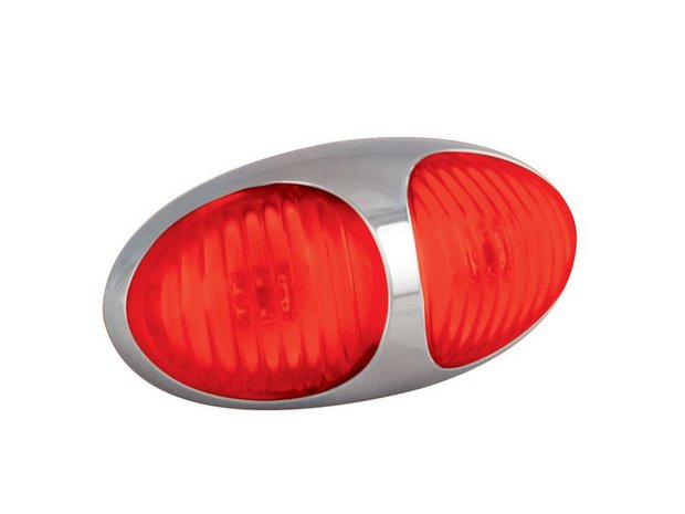 TrL- Side-Beleuchtung LED Rot Chrom.