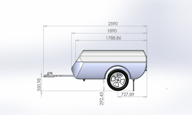 JM1000 Anhänger 1000 Ltr.