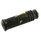2-Pin-Stecker-mit-Adapterring--Kunststoff-schwarz